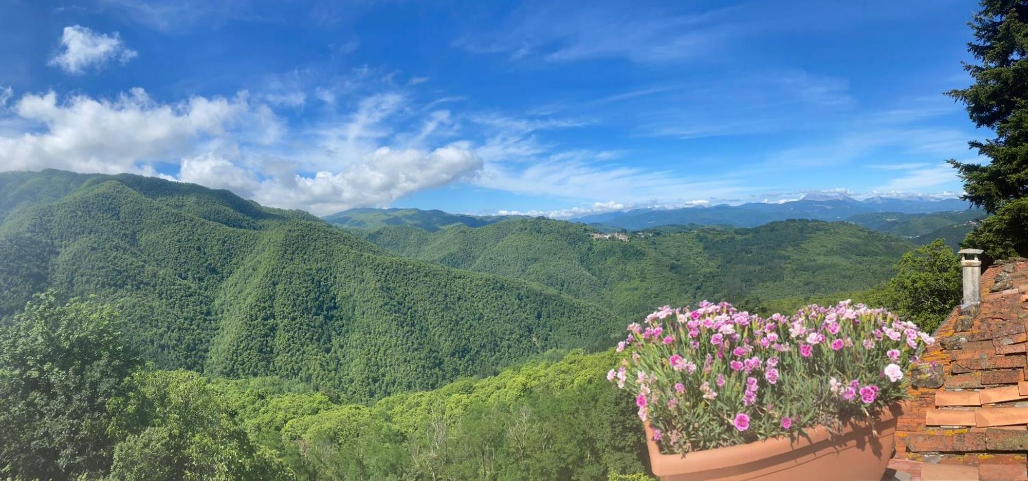 Home Holidays Crasciana, Con Terrazza Vista Sulle Alpi Apuane. Exteriér fotografie