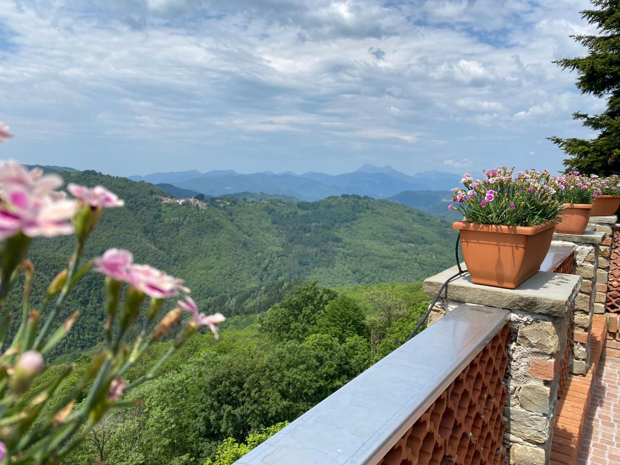 Home Holidays Crasciana, Con Terrazza Vista Sulle Alpi Apuane. Exteriér fotografie